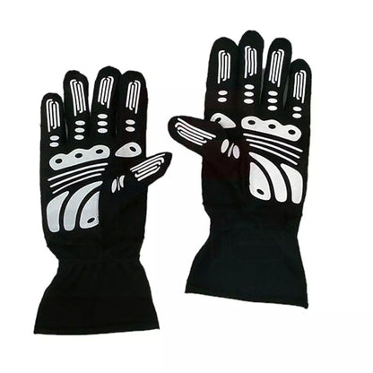 Black Lewis Hamilton 2021 Mercedes F1 Race Gloves shown side-on, highlighting the wrist strap and grip texture for grand prix use