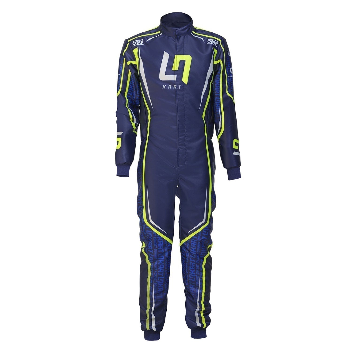 OMP LN Go-Kart Race Track Suit Back View