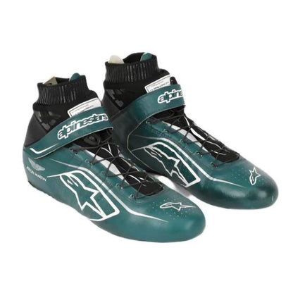 Nico Hulkenberg 2022 Racing Shoes Replica in grey, with printed colour panels along the sides. A sporty finish for a cosplay outfit or a circuit visit.