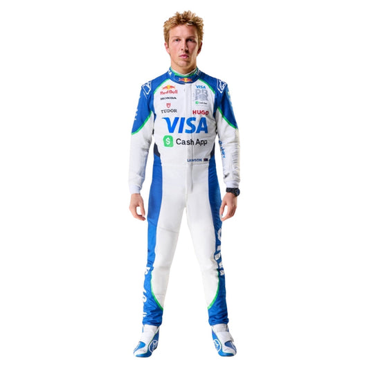 Liam Lawson F1 Race Replica VCARB Motorsport Suit Front View