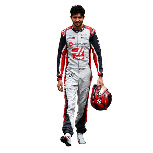 Esteban Ocon F1 Race Replica Haas 200th race look Canadian GP Grand Prix Suit Front View
