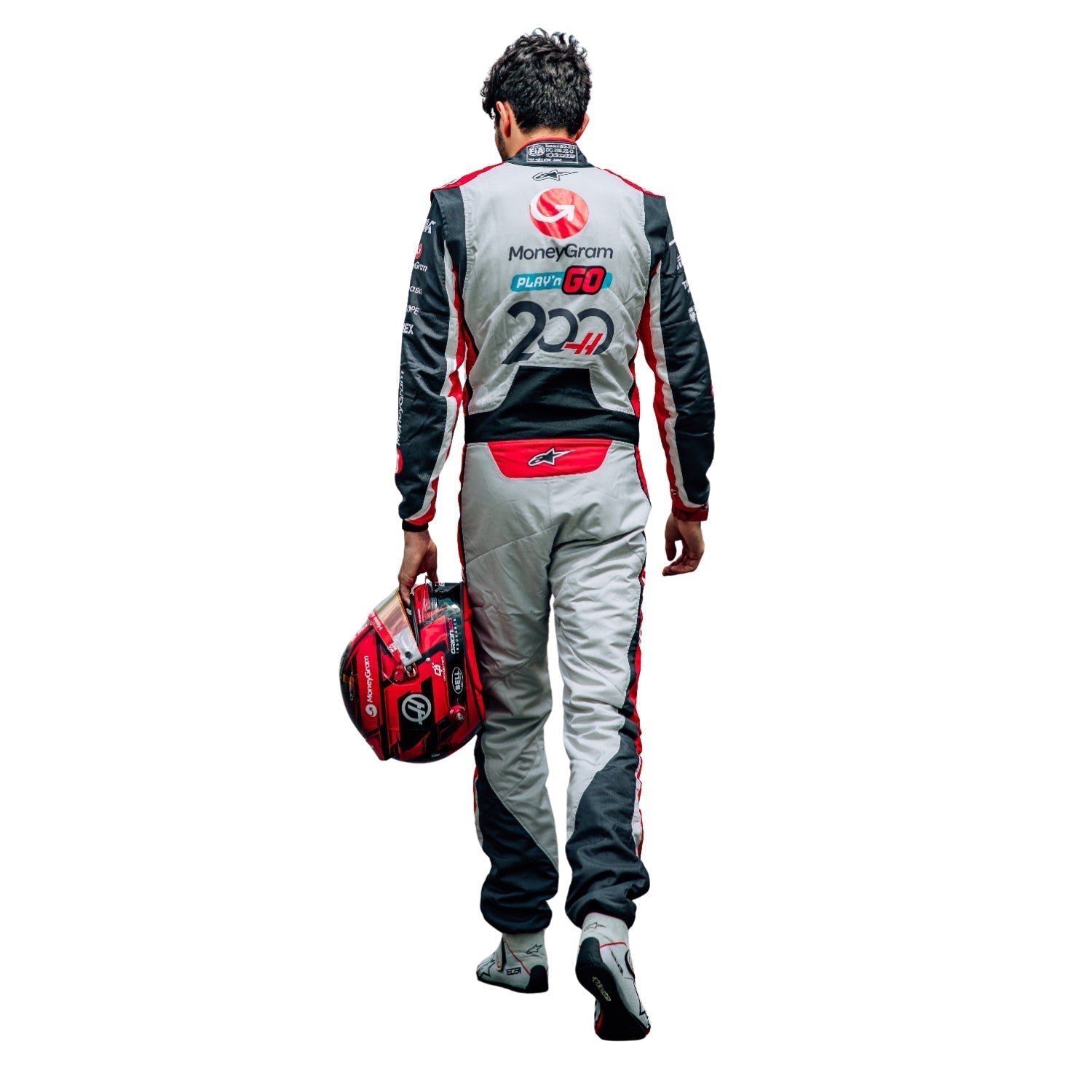 Esteban Ocon F1 Race Replica Haas 200th race look Canadian GP Motorsport Suit Back View