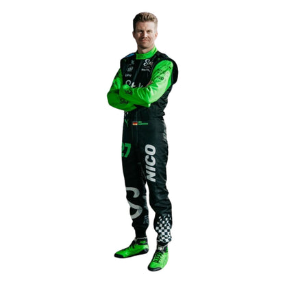 Nico Hulkenberg F1 Race Replica Kick Sauber Las Vegas Driver Suit Front View