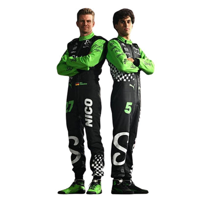 Nico Hulkenberg F1 Race Replica Kick Sauber Las Vegas Grand Prix Suit Back View