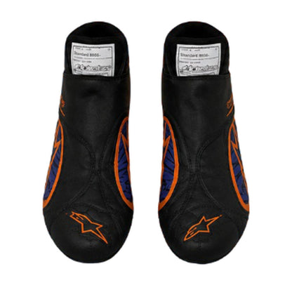 Oscar Piastri 2026 season fan shoes, showing the laced front and padded collar. A neat match for a printed race suit or fan attire.