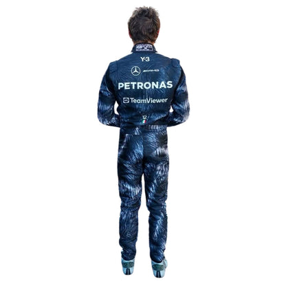 Andrea Kimi Antonelli 2026 F1 Race Costume Replica Mercedes Japanese GP with various sponsor logos on a white background