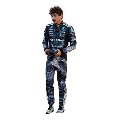 Andrea Kimi Antonelli 2026 F1 Race Costume Replica Mercedes Japanese GP a Mercedes-Benz racing suit front view