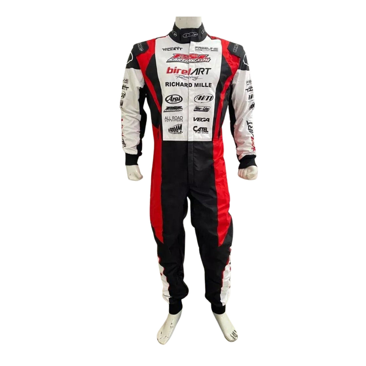 Birel Art Go-Kart Race Track Suit Front View