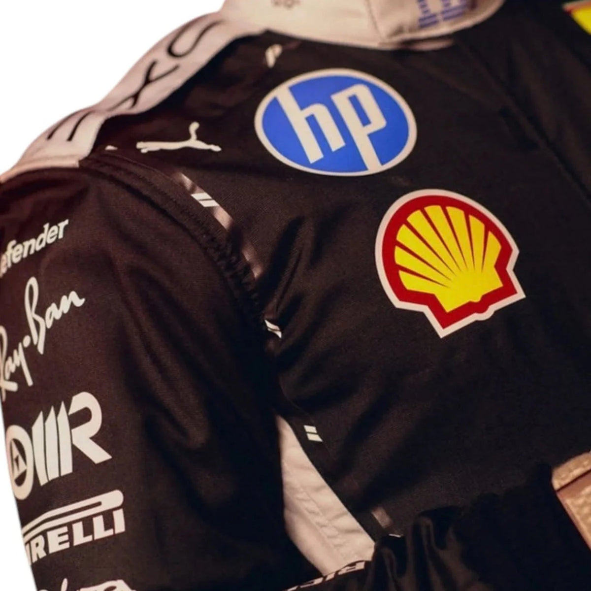 Charles Leclerc F1 Race Ferrari Singapore GP Motorsport Suit Close View