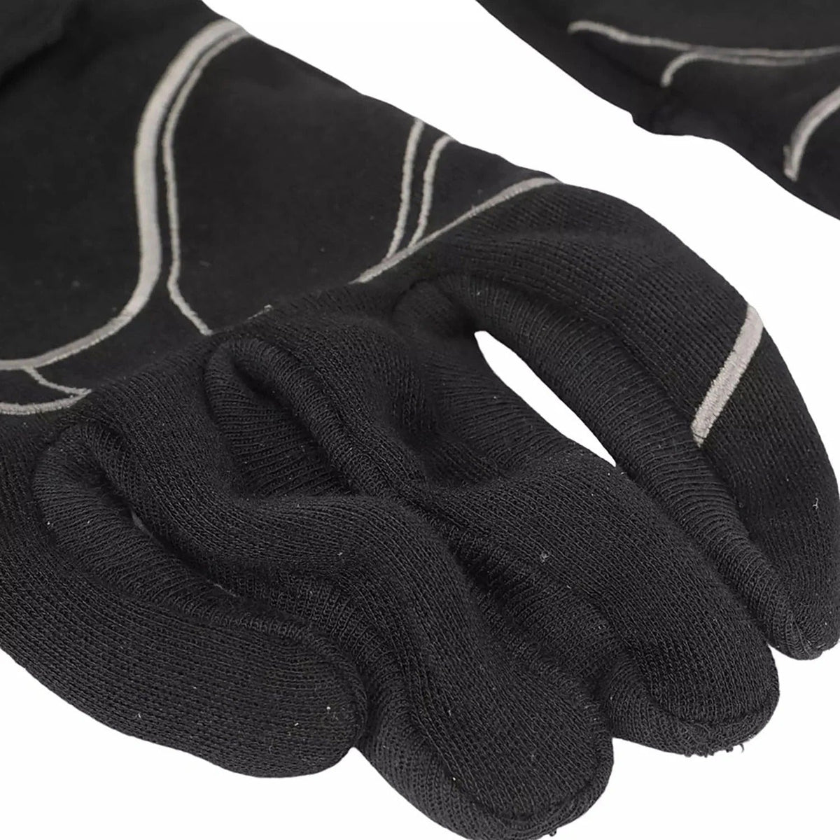 Close-up of black Fernando Alonso 2015 Race Gloves F1 McLaren