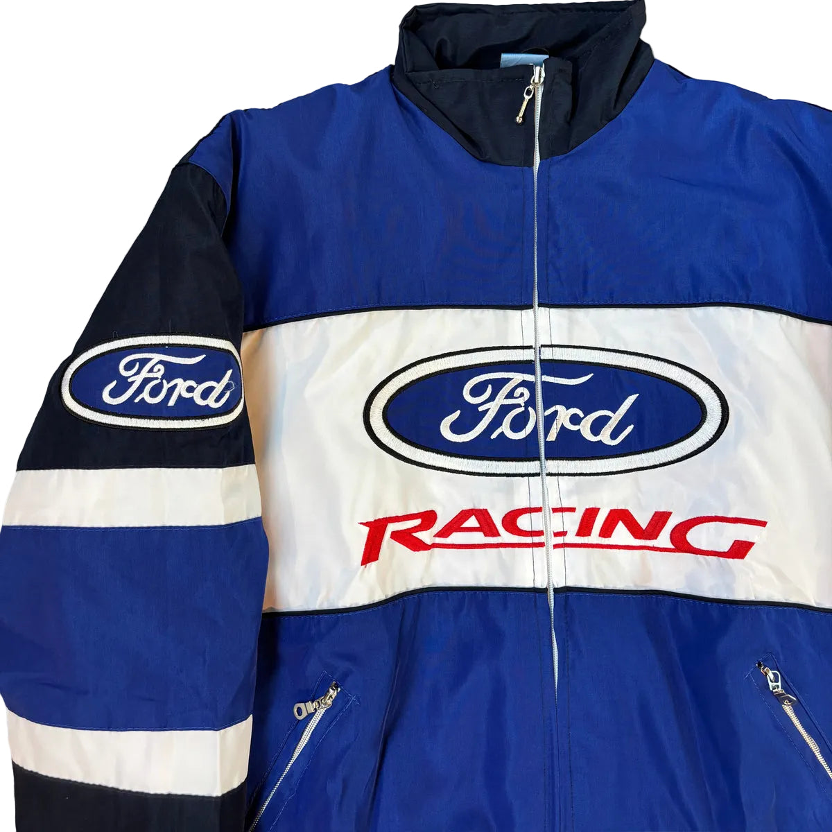 Ford Embroidered F1 Retro Bomber Jacket
