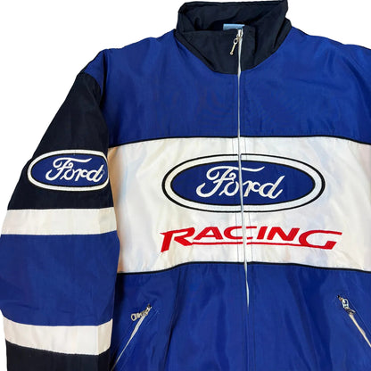 Ford Embroidered F1 Retro Bomber Jacket