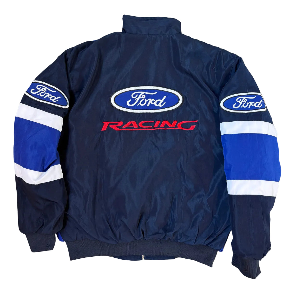 Ford Embroidered F1 Retro Bomber Jacket