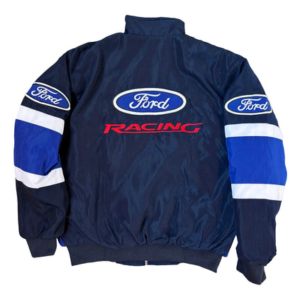 Ford Embroidered F1 Retro Bomber Jacket