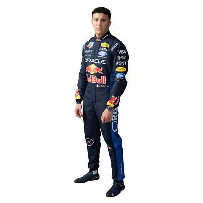 Isack Hadjar F1 Race Red Bull Grand Prix Suit Front View