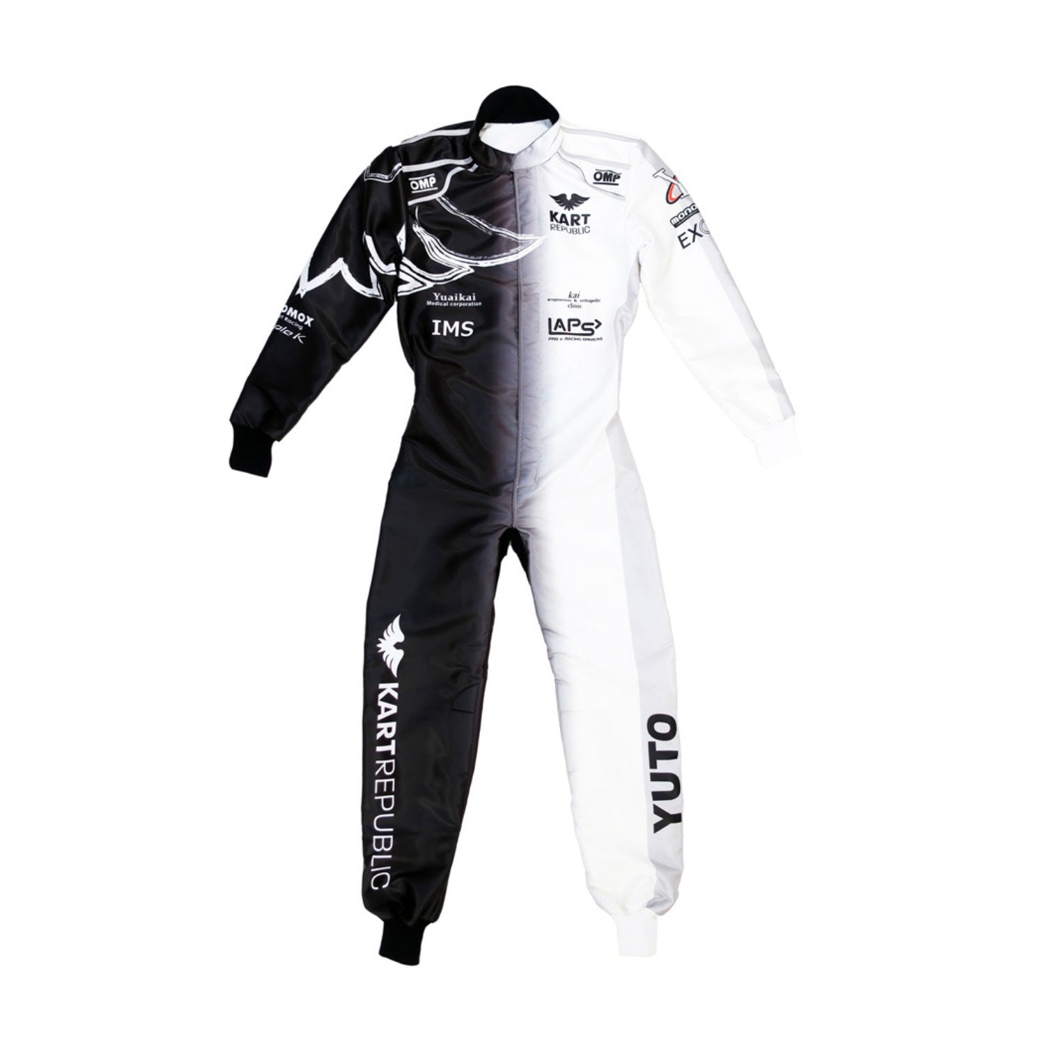 Kart Republic Go-Kart Race Track Suit Front View