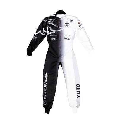 Kart Republic Go-Kart Race Track Suit Front View