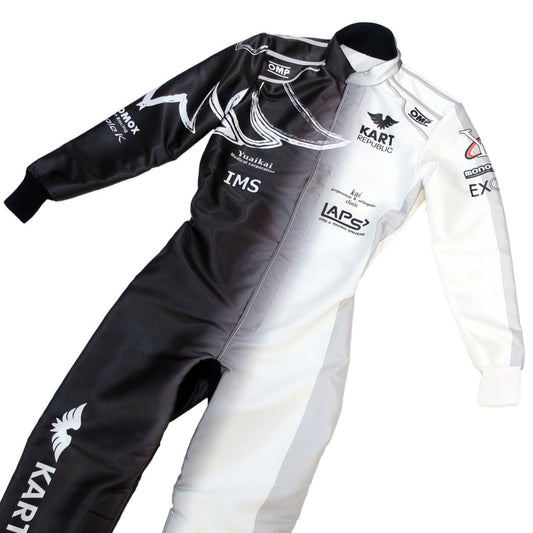 Kart Republic Go-Kart Race Motorsport Suit Back View
