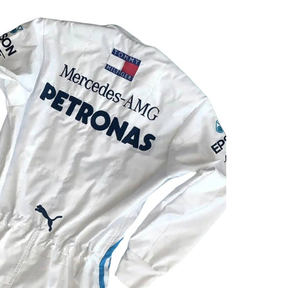Lewis Hamilton 2019 F1 Race Costume Replica Mercedes Close Up View