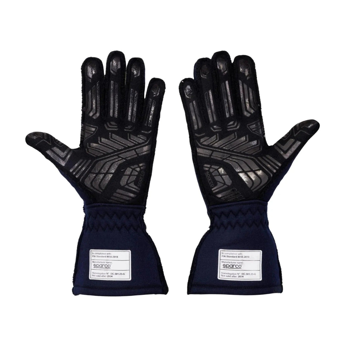 Max Verstappen 2024 World Championship Season Race Gloves Replica F1 Red Bull front view