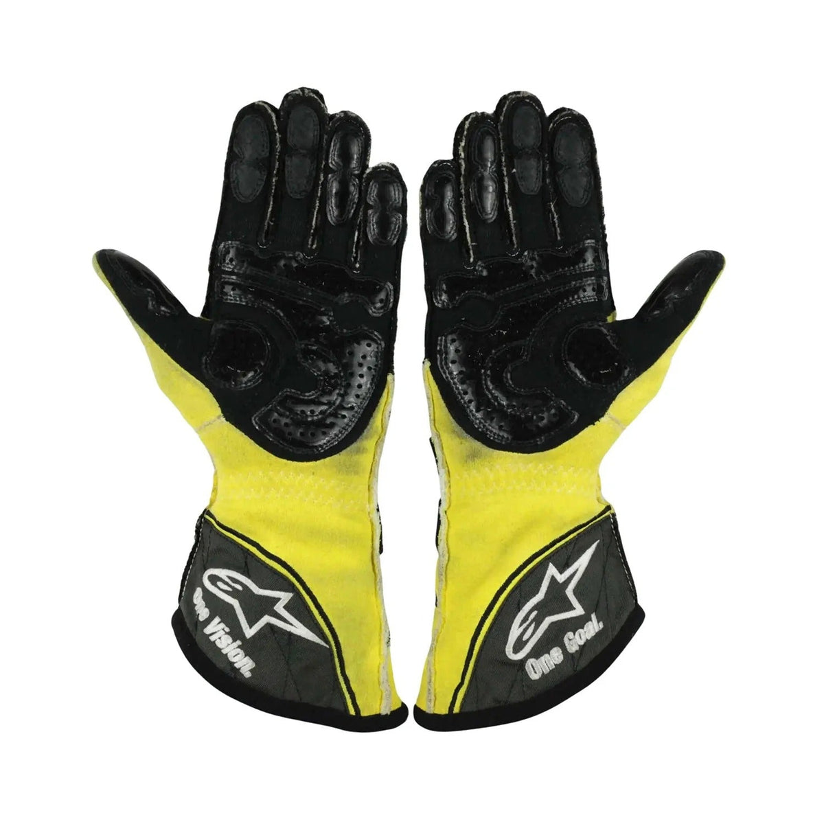 Nico Rosberg 2011 Replica Race Gloves F1 Mercedes Front View