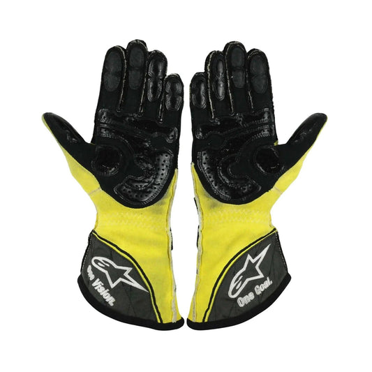 Nico Rosberg 2011 Replica Race Gloves F1 Mercedes Front View