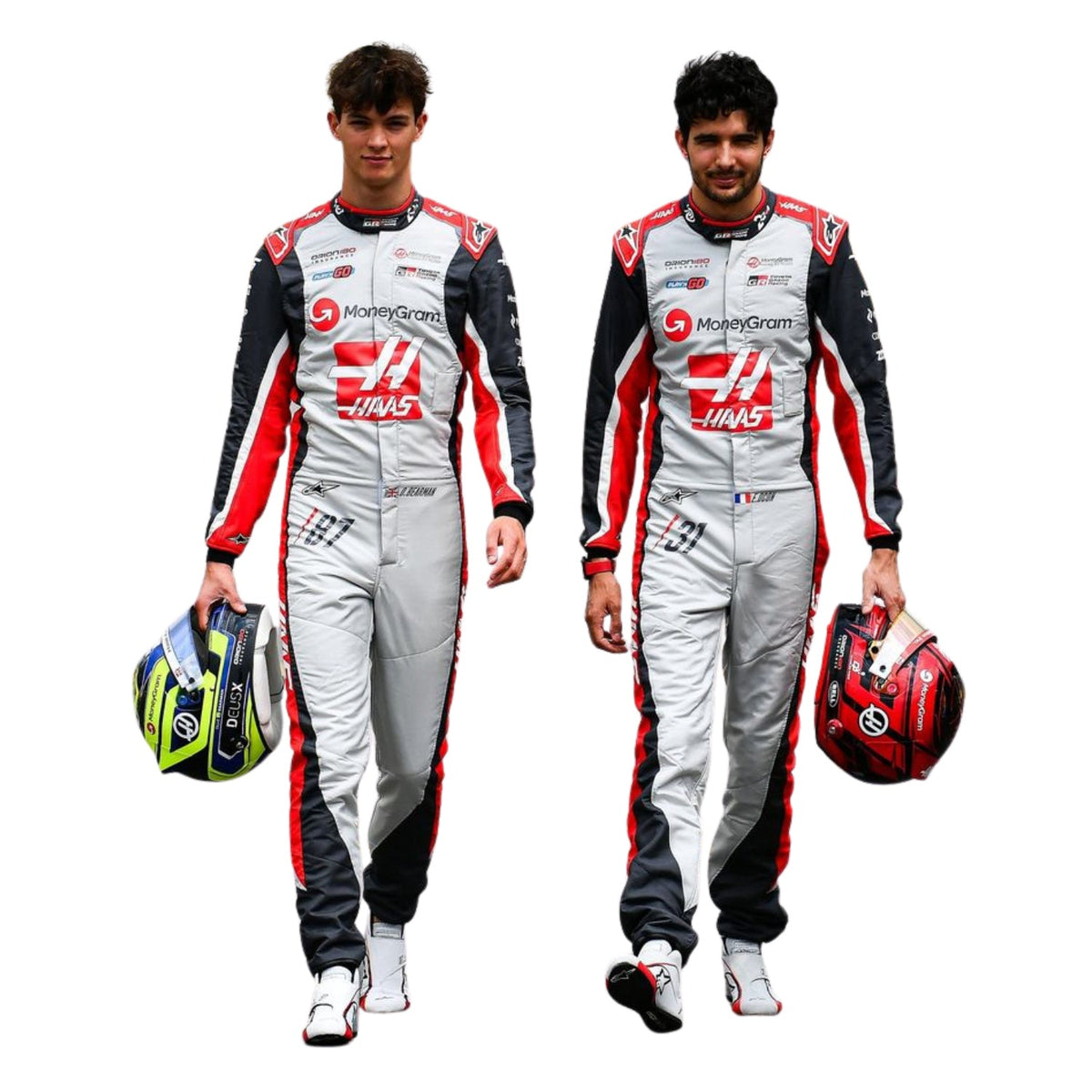 Oliver Bearman 2025 F1 Race Costume Replica Haas 200th race look Canadian GP - TraxRacewear