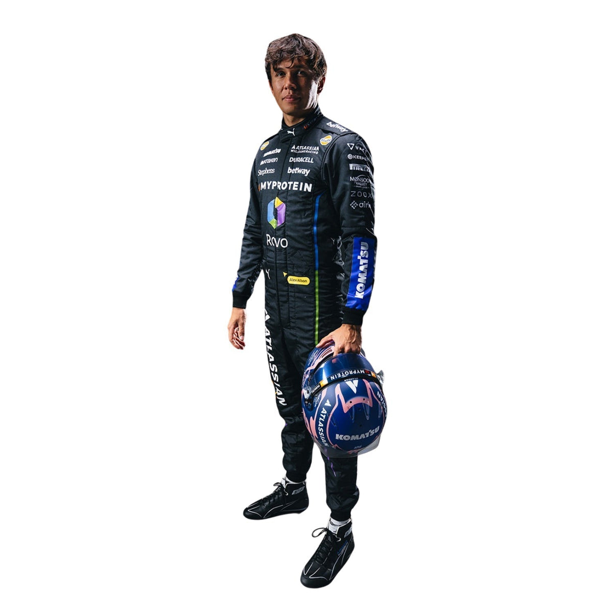 Alexander Albon F1 Race Williams Las Vegas GP Grand Prix Suit Right View