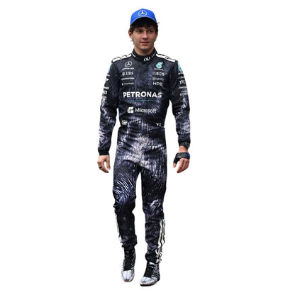 Andrea Kimi Antonelli F1 Race Replica Mercedes Japanese GP Grand Prix Suit Front View