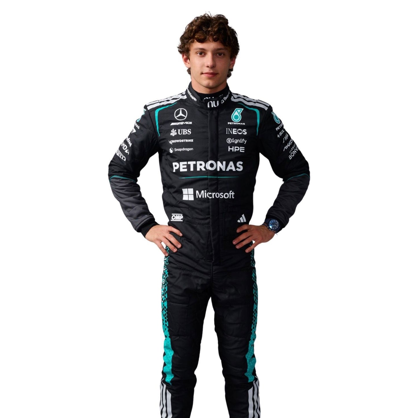 Andrea Kimi Antonelli F1 Race Replica Mercedes Motorsport Suit Side View