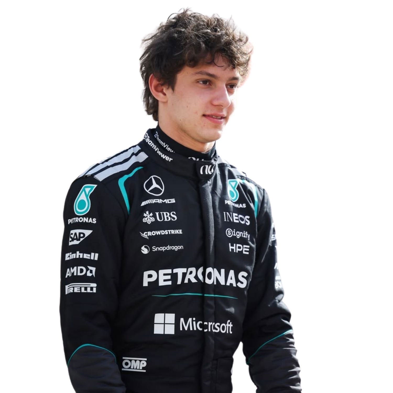 Andrea Kimi Antonelli F1 Race Replica Mercedes Grand Prix Suit Detail View