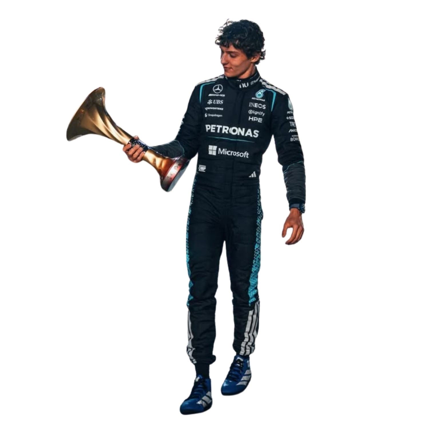 Andrea Kimi Antonelli F1 Race Replica Mercedes Motorsport Suit Full View