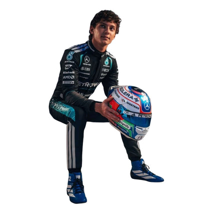 Andrea Kimi Antonelli F1 Race Replica Mercedes Driver Suit Studio Shot