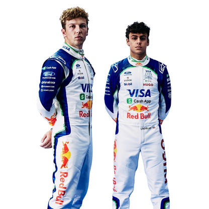 Arvid Lindblad F1 Race Replica VCARB Motorsport Suit Detail View