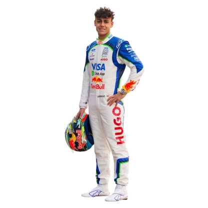 Arvid Lindblad F1 Race Replica VCARB Grand Prix Suit Action Shot