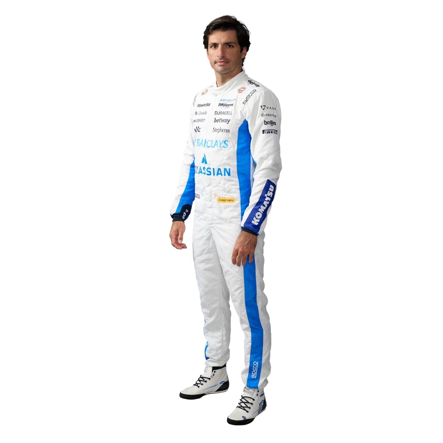 Carlos Sainz F1 Race Replica Williams Motorsport Suit Front View