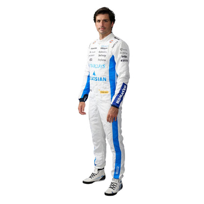 Carlos Sainz F1 Race Replica Williams Motorsport Suit Front View