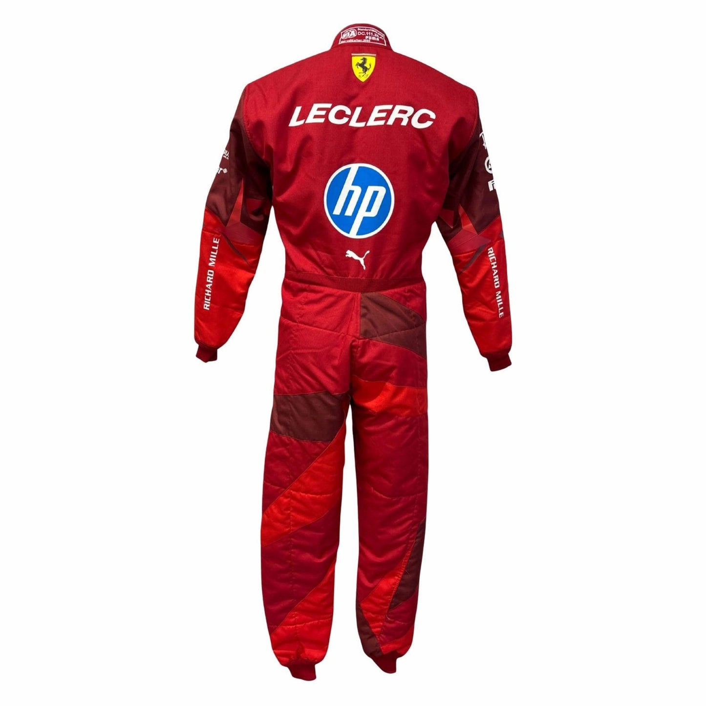 Charles Leclerc F1 Race Replica Ferrari Las Vegas GP Motorsport Suit Detail View