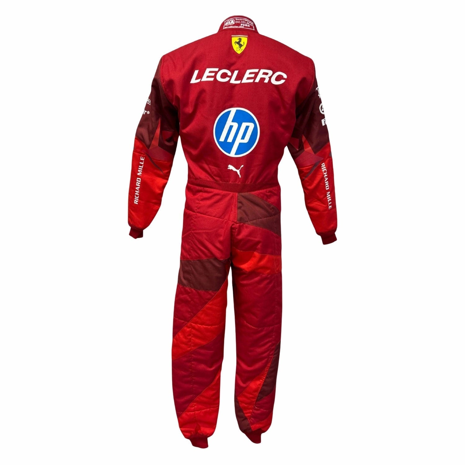 Charles Leclerc F1 Race Replica Ferrari Las Vegas GP Motorsport Suit Detail View