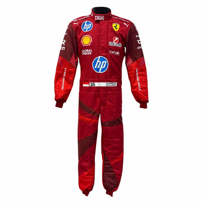 Charles Leclerc F1 Race Replica Ferrari Las Vegas GP Grand Prix Suit Side View