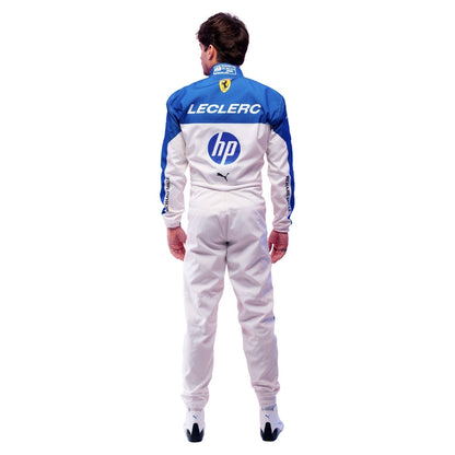 Charles Leclerc F1 Race Replica Ferrari Miami GP Motorsport Suit Back View