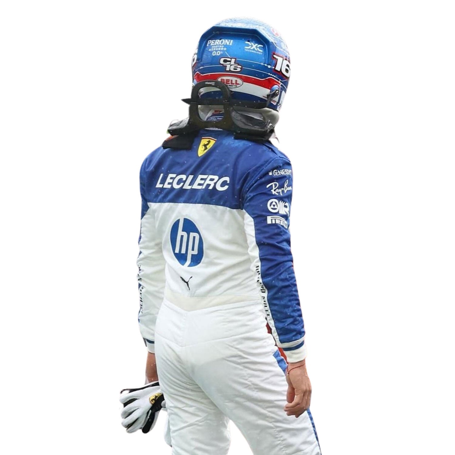 Charles Leclerc F1 Race Replica Ferrari Miami GP Motorsport Suit Action Shot