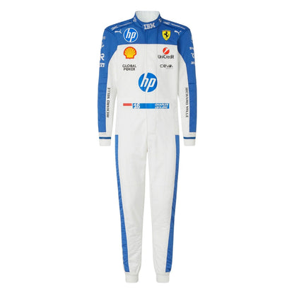 Charles Leclerc F1 Race Replica Ferrari Miami GP Driver Suit Back View