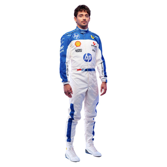Charles Leclerc F1 Race Replica Ferrari Miami GP Motorsport Suit Front View