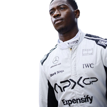 Joshua Pearce (Damson Idris) F1 The Movie Racing APXGP Grand Prix Suit Side View