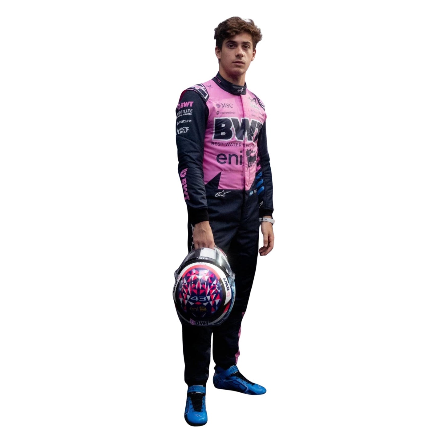 Franco Colapinto F1 Race Replica Alpine Grand Prix Suit Detail View