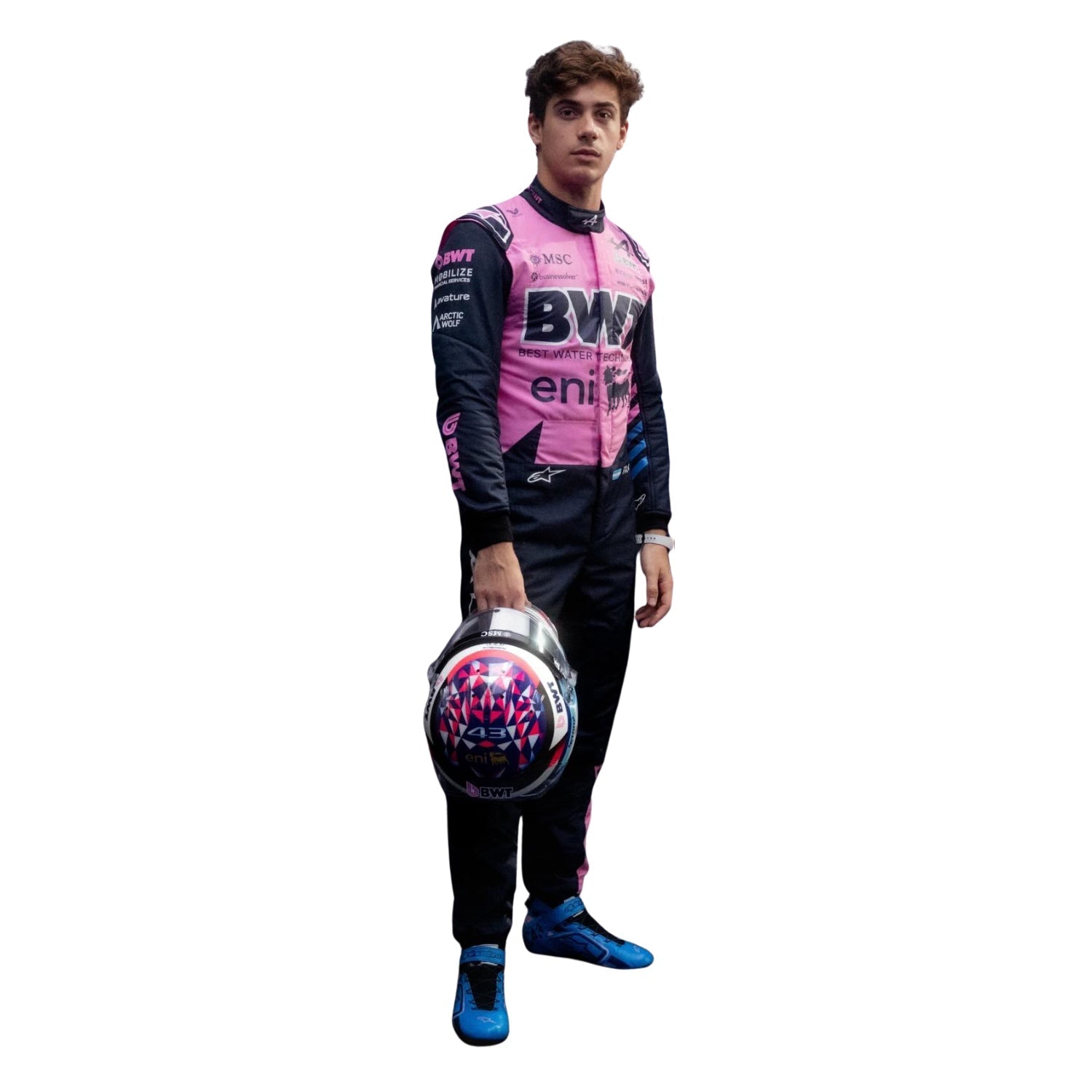 Franco Colapinto F1 Race Replica Alpine Grand Prix Suit Detail View