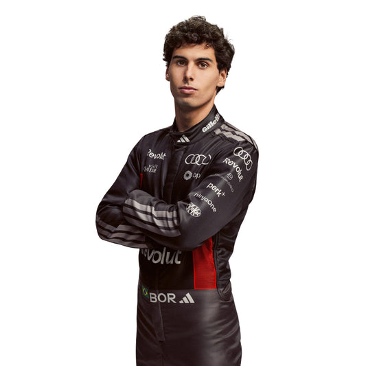 Gabriel Bortoleto F1 Race Audi Motorsport Suit Close View