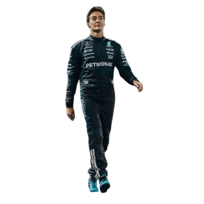 George Russell F1 Race Replica Mercedes Grand Prix Suit Detail View