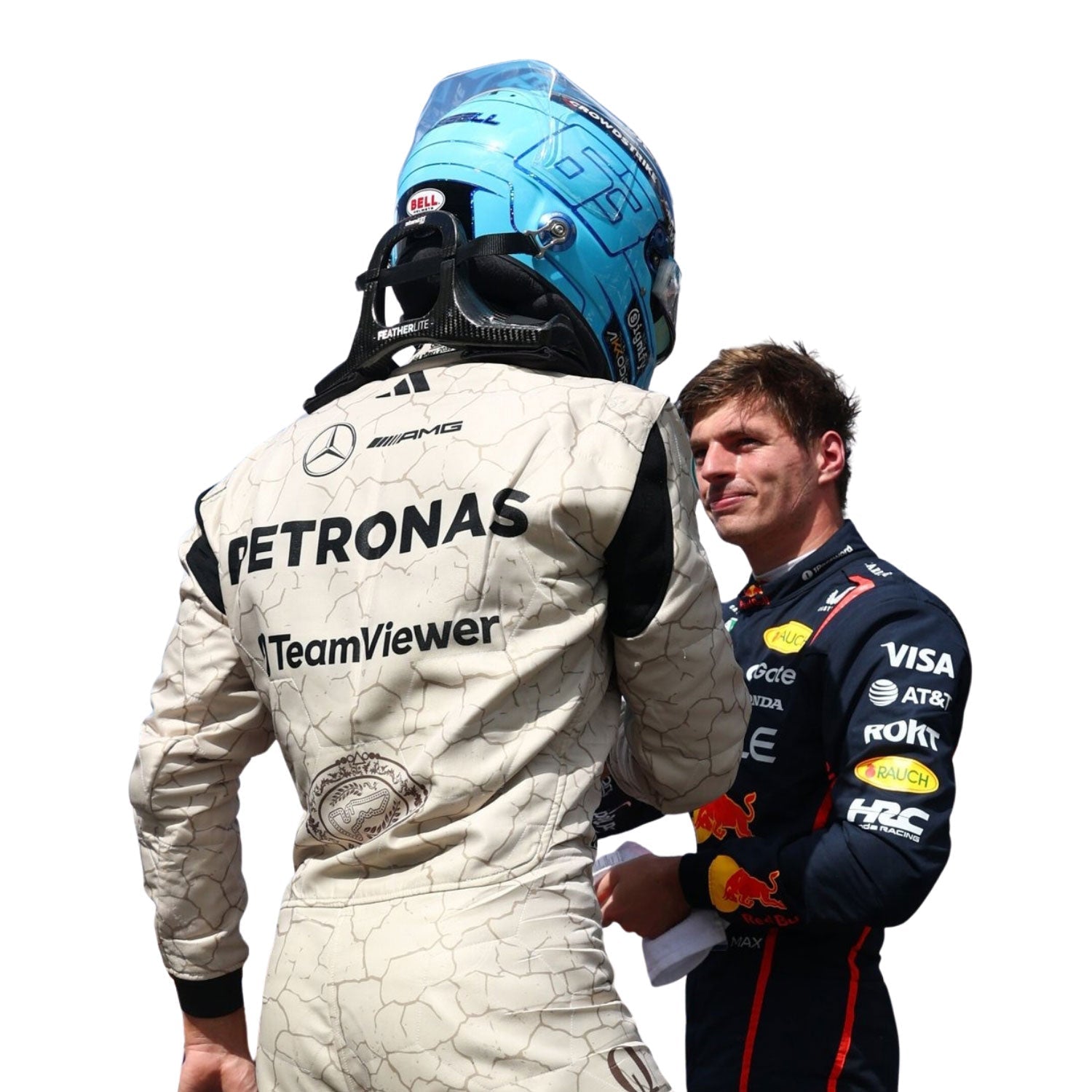 George Russell F1 Race Replica Mercedes USA Austin GP Motorsport Suit Action Shot